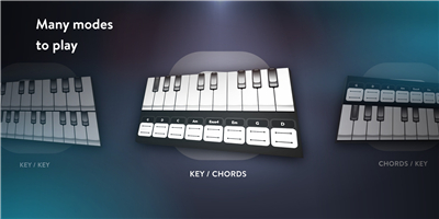 Real Piano electronic keyboard screenshot