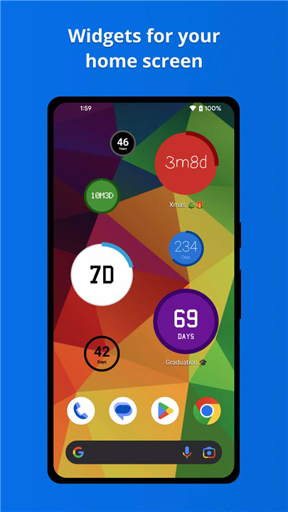 Countdown Widget app screenshot