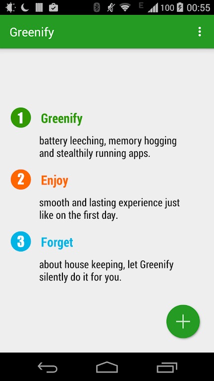 Greenify screenshot