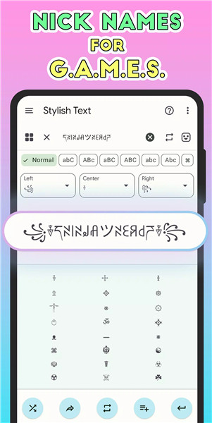 Stylish Text screenshot