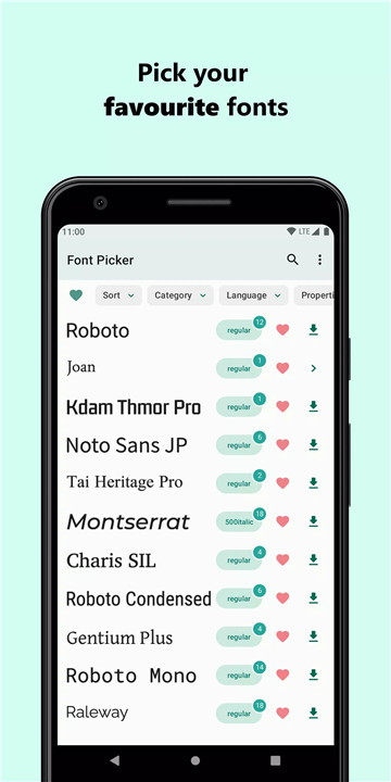 Font Picker screenshot