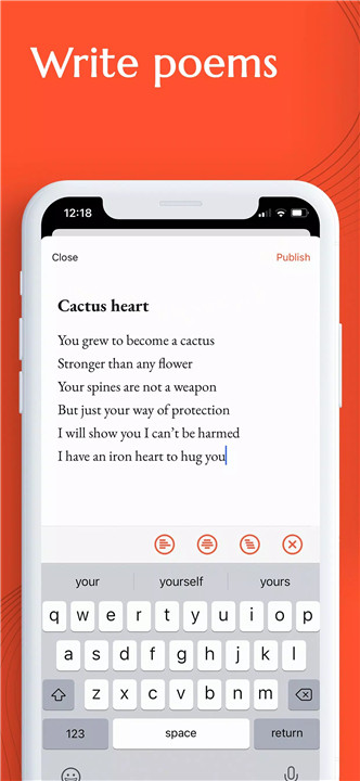 Poetizer screenshot