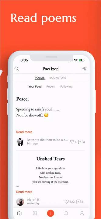 Poetizer screenshot