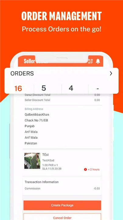 Daraz Seller Center screenshot