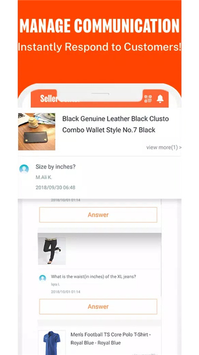 Shop Seller Center screenshot