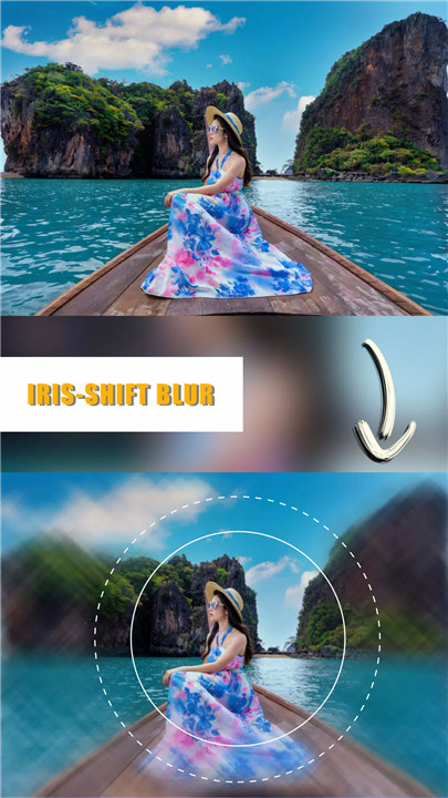 Auto blur: blur background screenshot