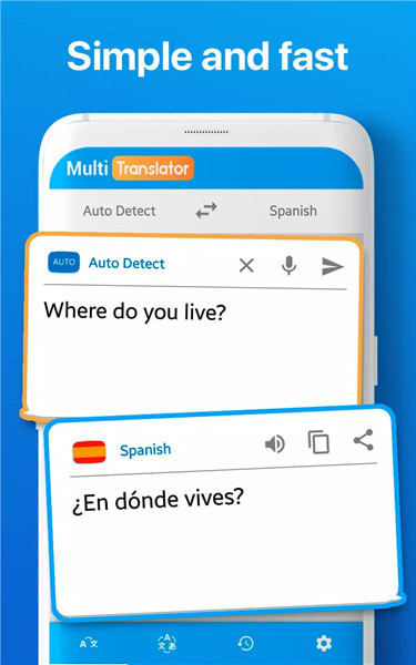 Multi language Translator Text screenshot