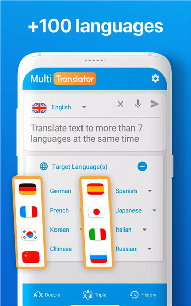 Multi language Translator Text screenshot