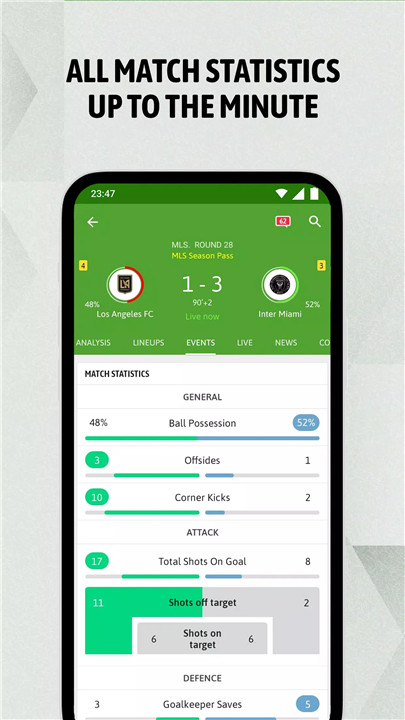 BeSoccer screenshot