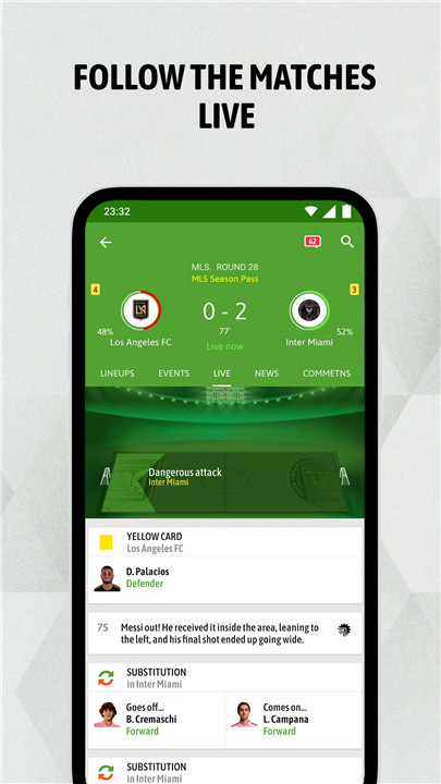 BeSoccer screenshot