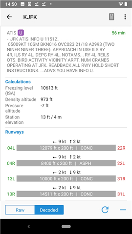 AeroWeather screenshot