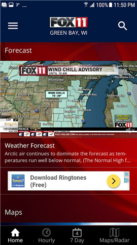 FOX11 Weather screenshot