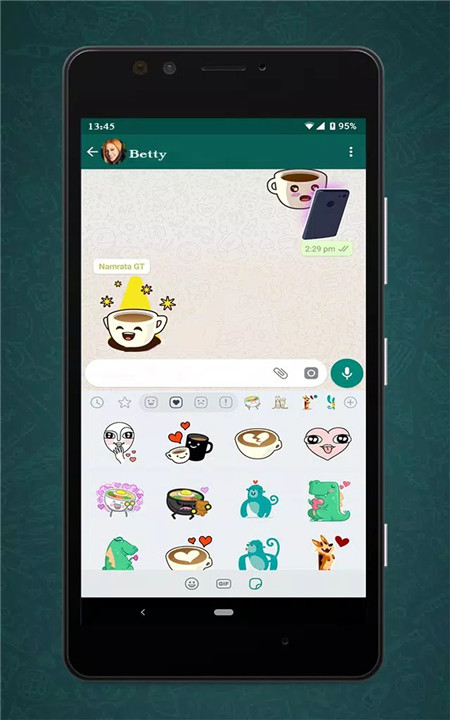 Free Messenger Whats Stickers New screenshot