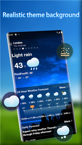 Local Weather Alerts - Widget screenshot