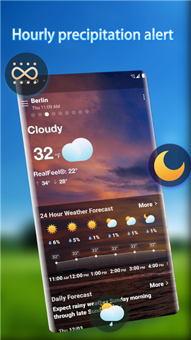 Local Weather Alerts - Widget screenshot