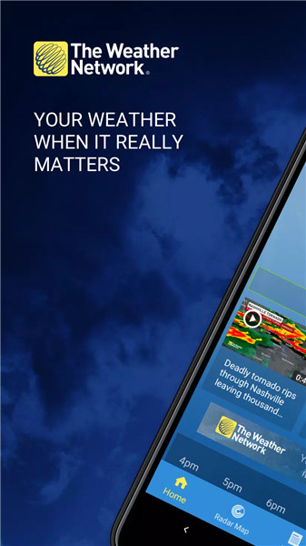 The Weather Network screenshot