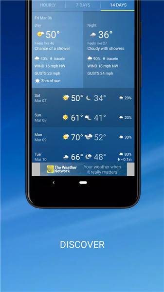 The Weather Network screenshot