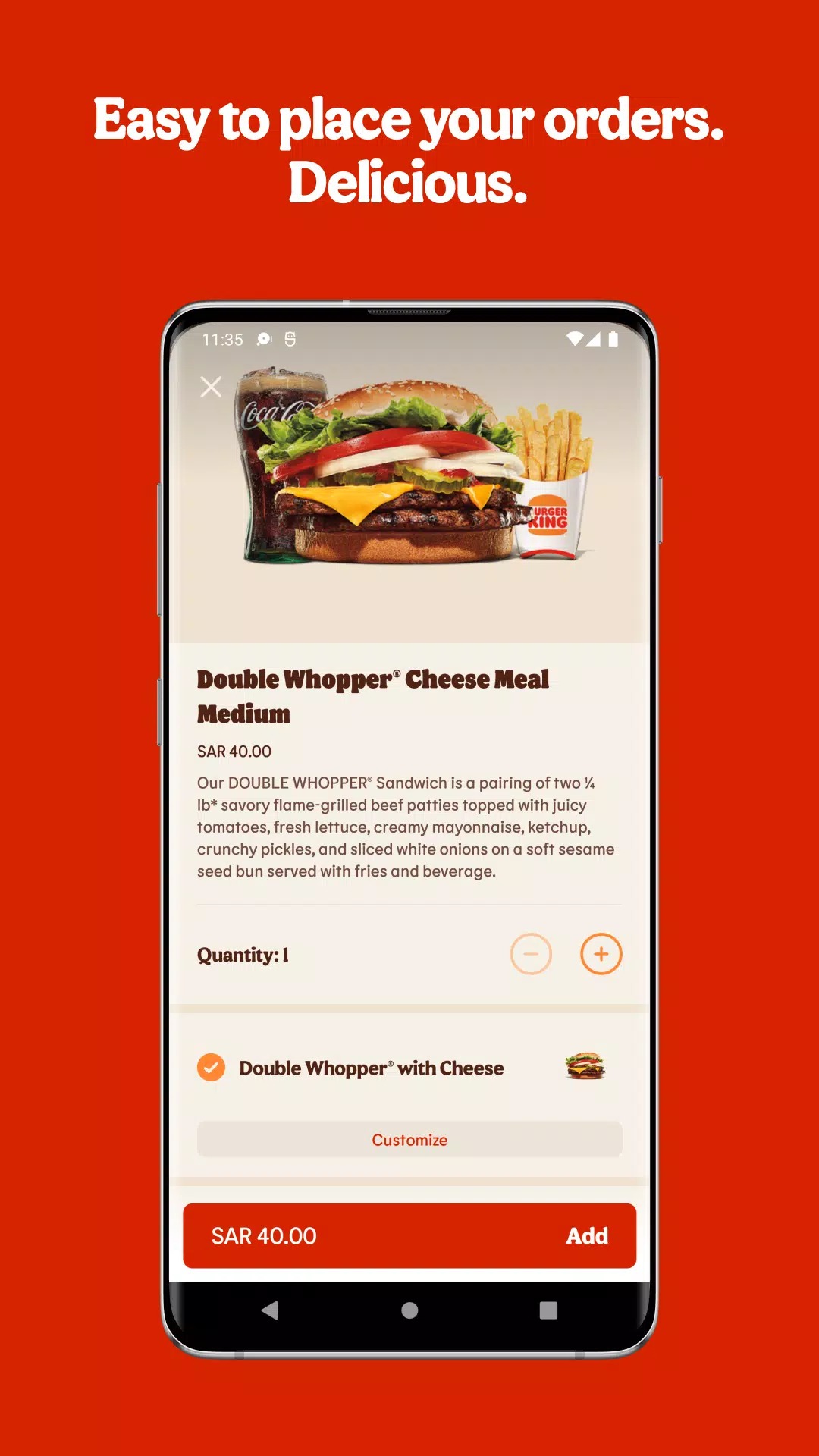 Burger King KSA screenshot