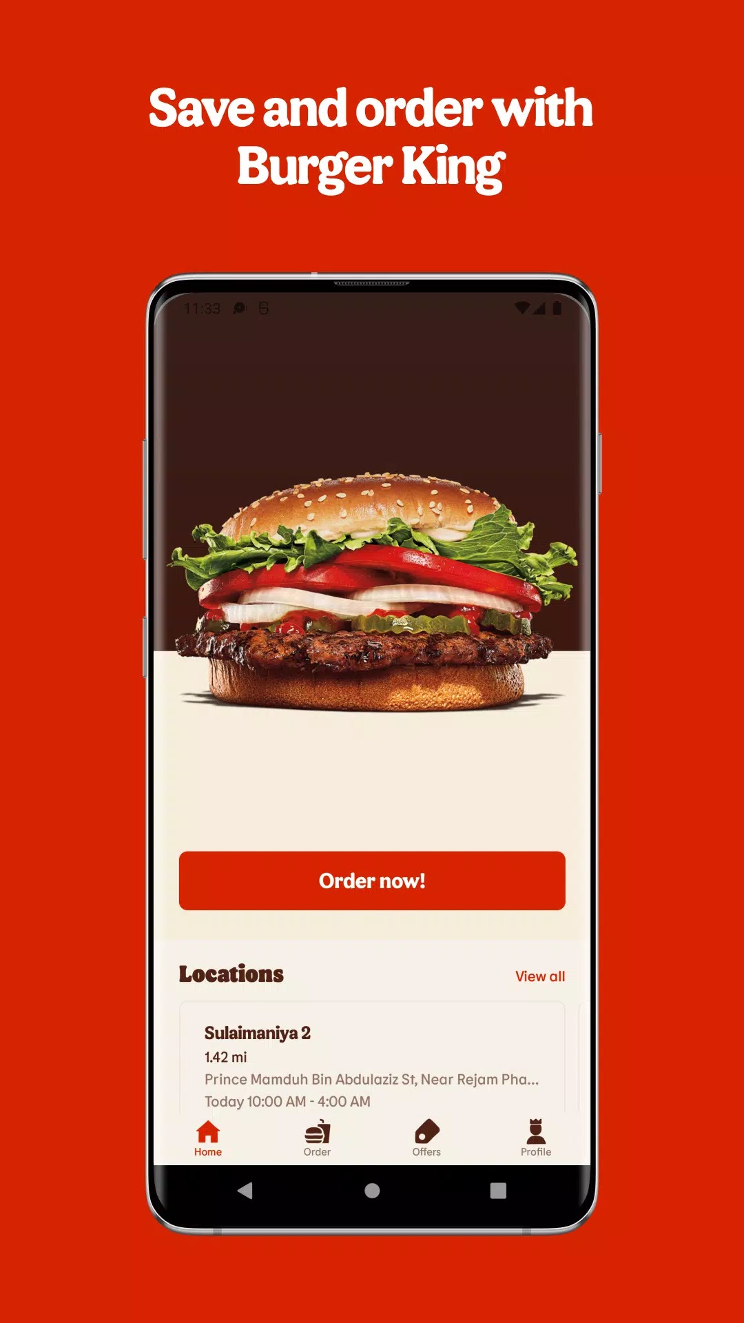 Burger King KSA screenshot