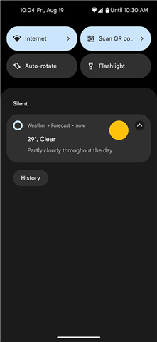 Weather + Forecast screenshot