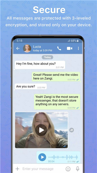 Zangi screenshot