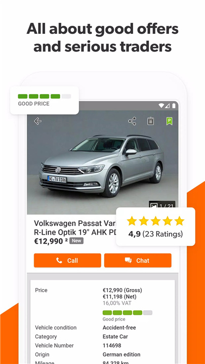 mobile.de - car market screenshot