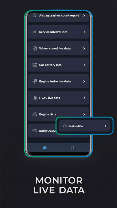 Carista OBD2 screenshot