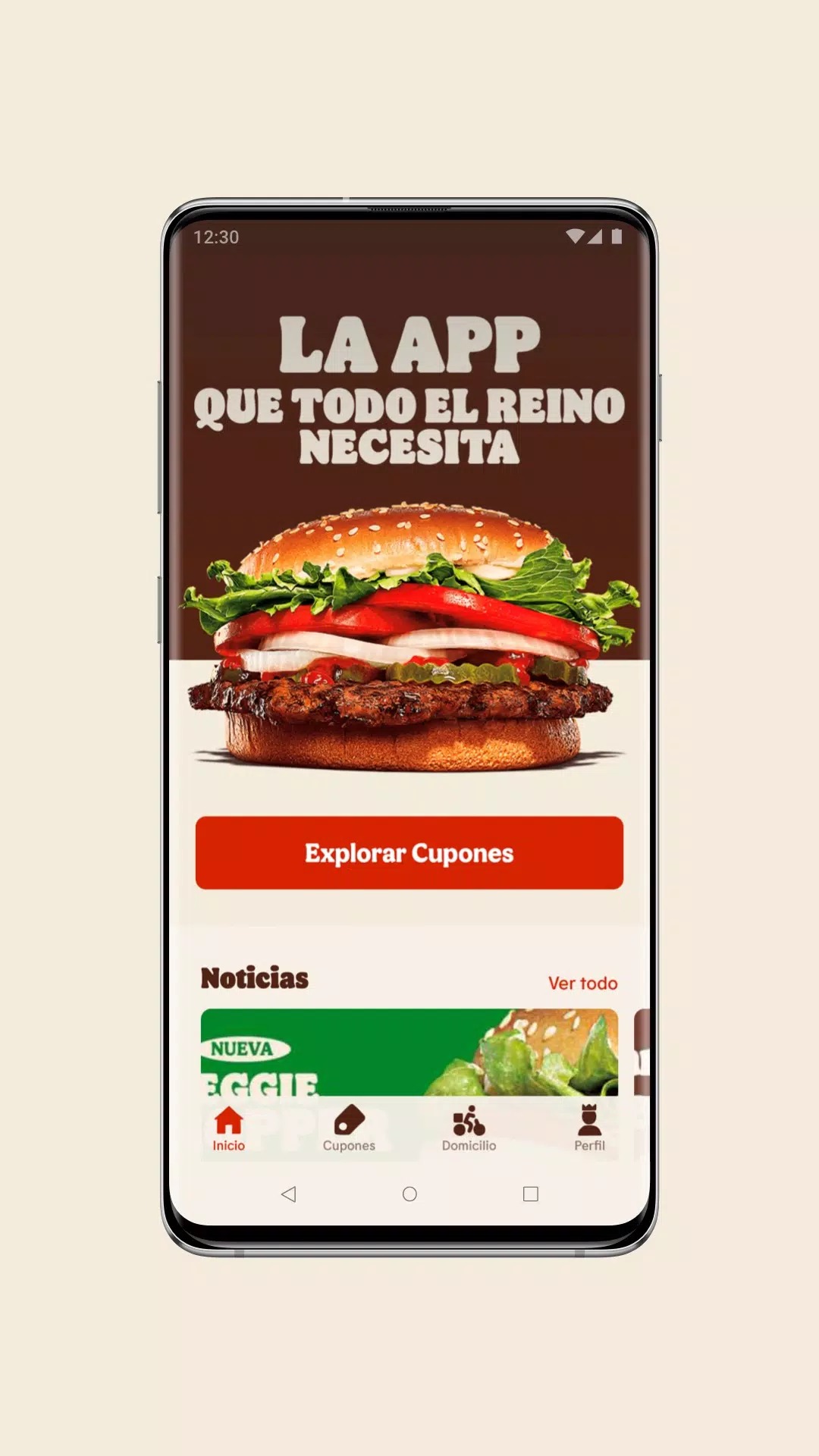 Burger King Colombia screenshot