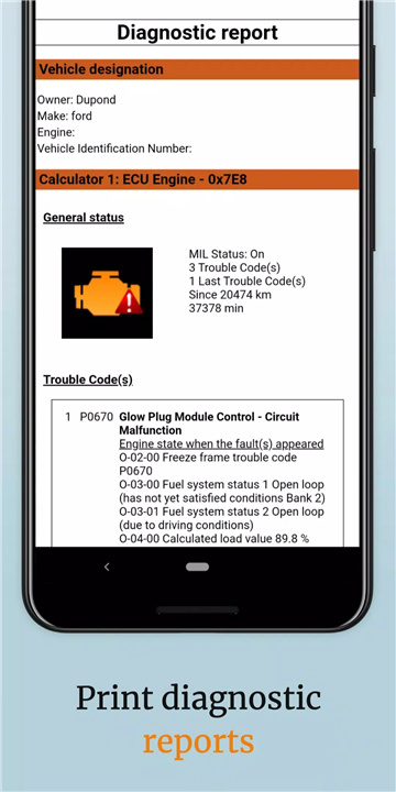 EOBD Facile: OBD 2 Car Scanner screenshot