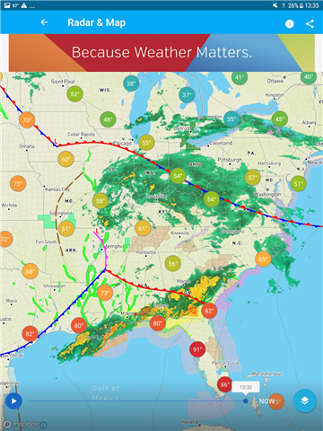 Weather data & microclimate screenshot