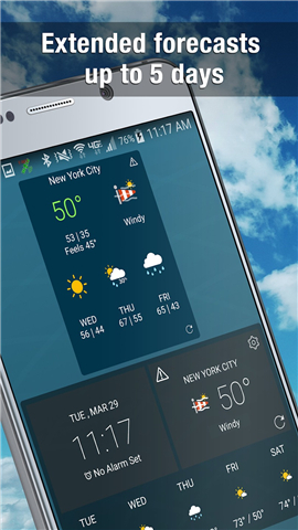 Weather Widget by WeatherBug screenshot