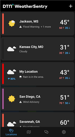 WeatherSentry screenshot