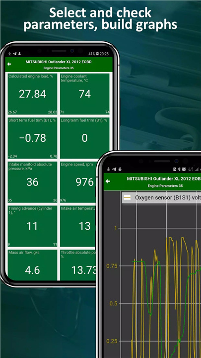 MotorData OBD ELM car scanner screenshot