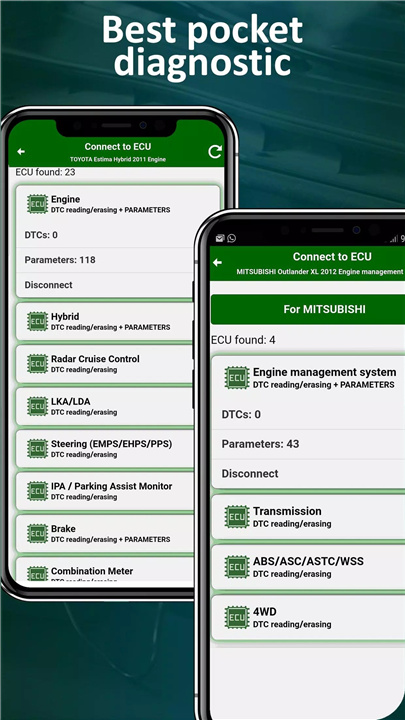 MotorData OBD ELM car scanner screenshot