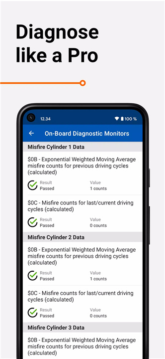 OBD Auto Doctor scanner screenshot