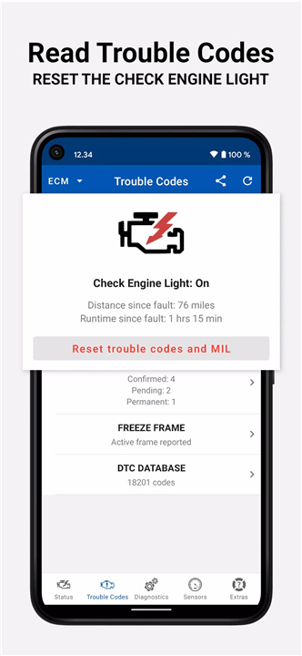 OBD Auto Doctor scanner screenshot