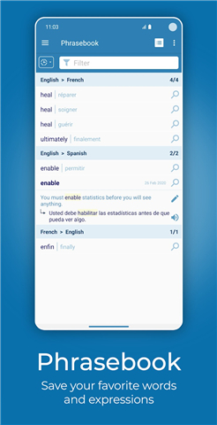 Reverso Translate and Learn screenshot