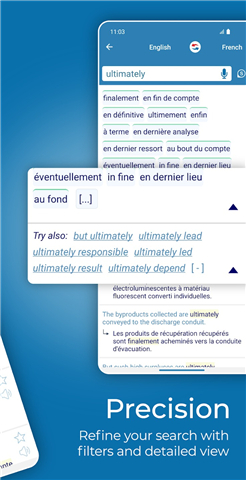 Reverso Translate and Learn screenshot