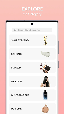 Strawberrynet Beauty Shopping screenshot