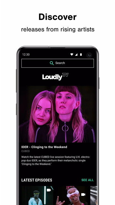 Loudly - Social Music Video Platform screenshot