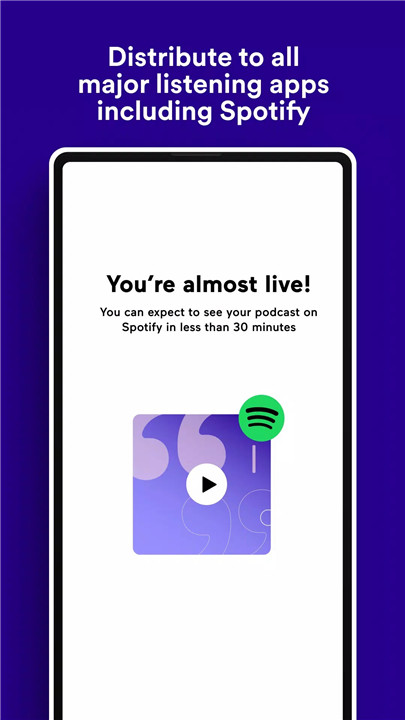 Spotify for Podcasters screenshot