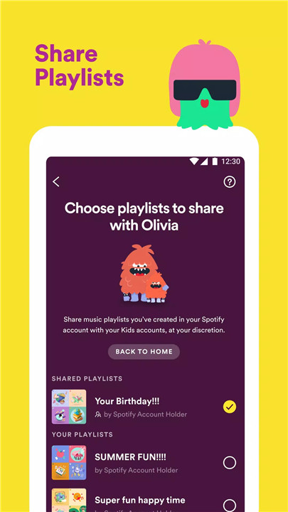 Spotify Kids screenshot