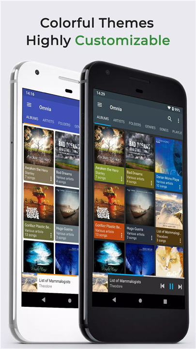 Omnia Music Player screenshot