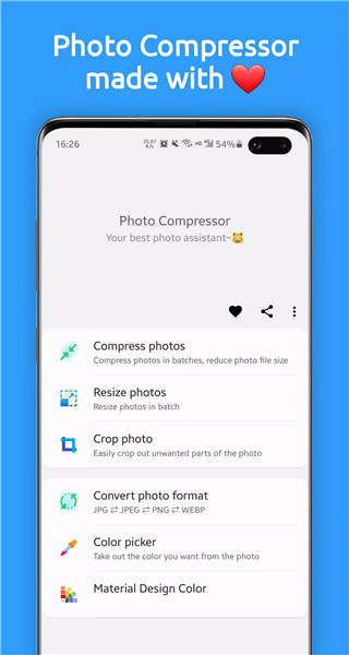 Photo Compressor and Resizer screenshot