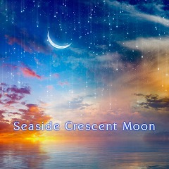 Seaside Crescent Moon