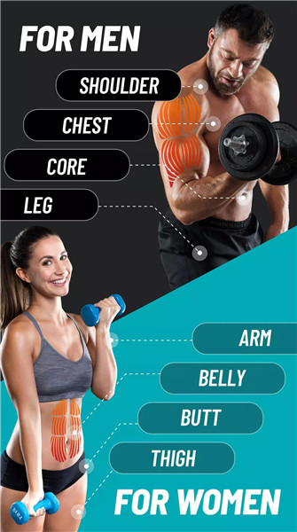 Dumbbell Workout at Home screenshot