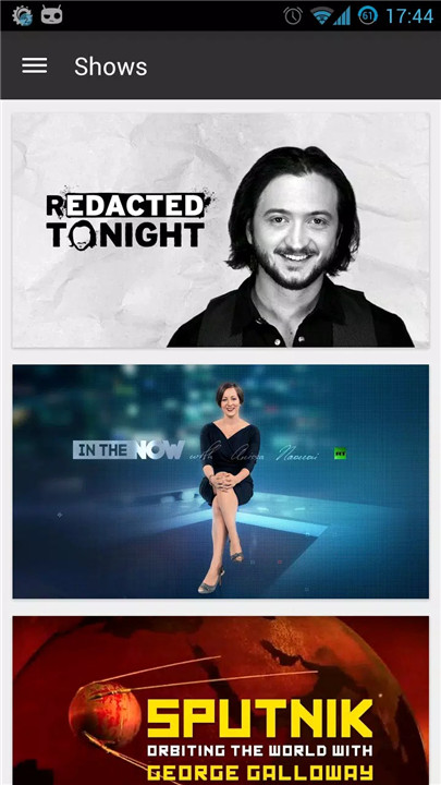 RT News screenshot