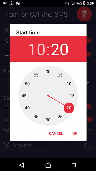 Flash on Call and SMS screenshot