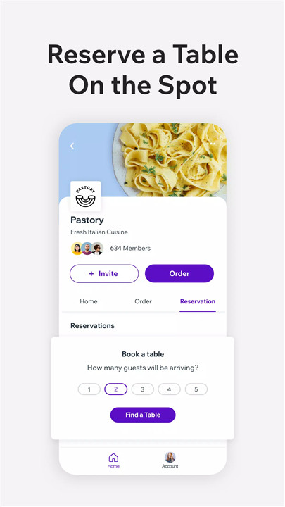 Dine by Wix screenshot