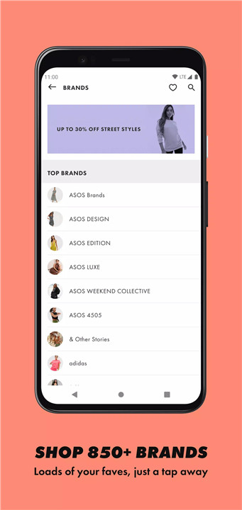 ASOS screenshot